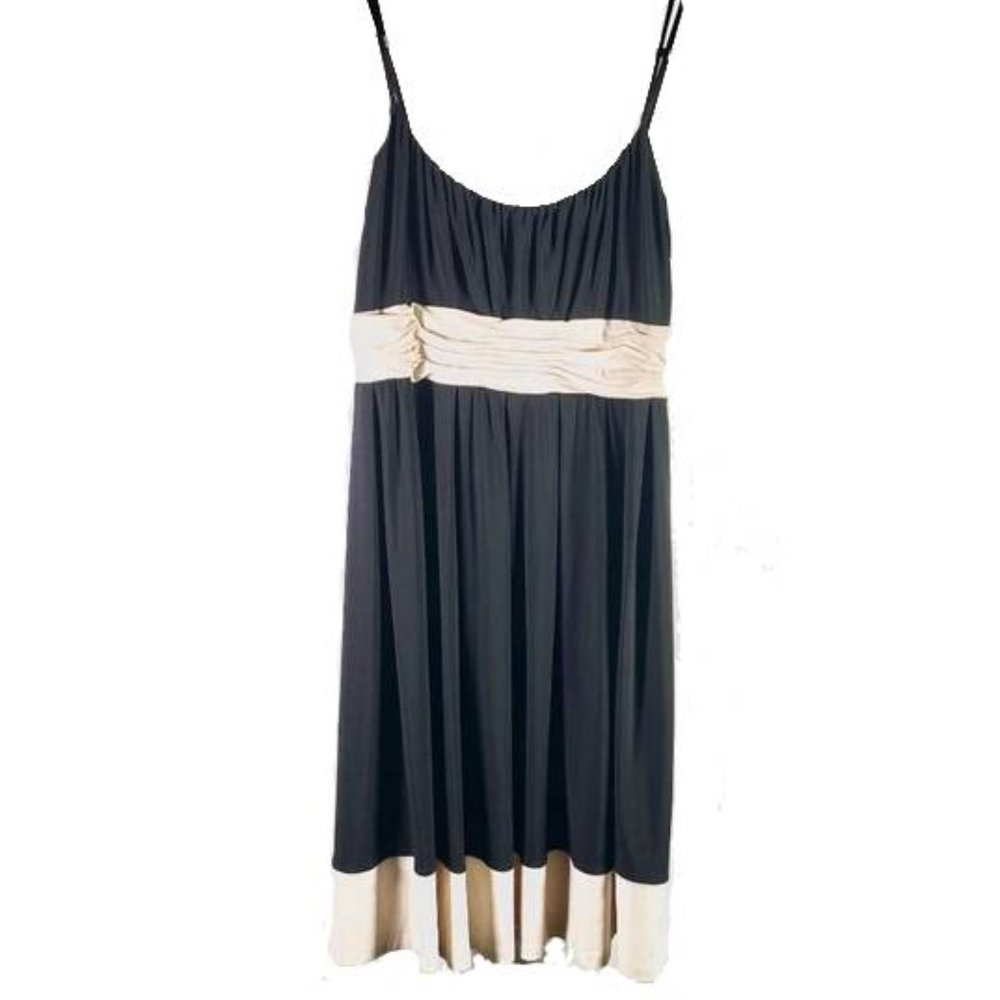 Jones Wear Stretch Knit Ruched Waist Dress
